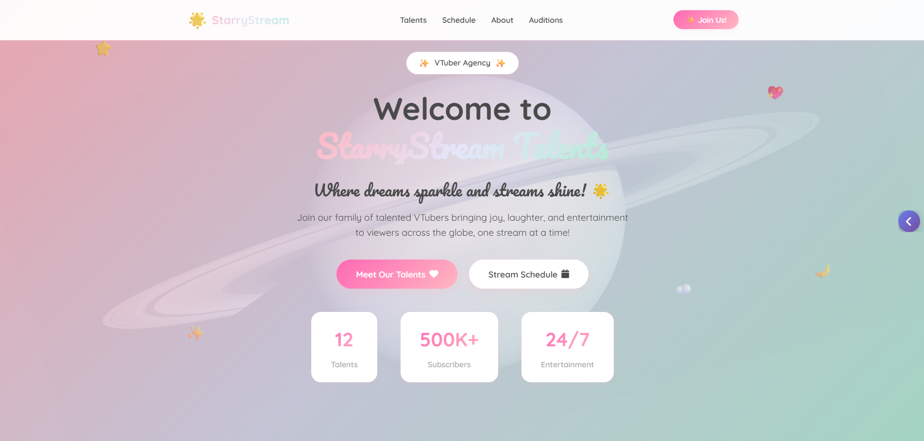 StarryStream Talents